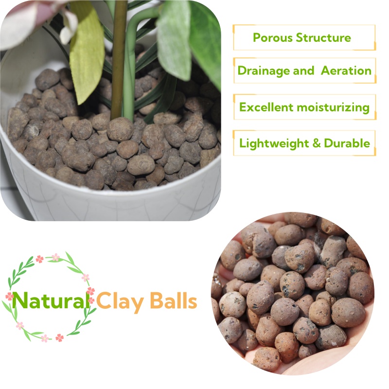 Clay Pebble Growing - 2L/1L Organik Kil Topları, Çiçek Substratı